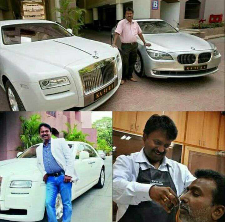 این مرد میلیارد هندی با وجود داشتن ثروت فراوان عاشق کار ساده ی خودش یعنی سلمانی است!